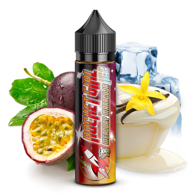 ROCKET GIRL BY JACE LIQUIDS Mercury Maracuja on Ice Aroma 15ml ROCKET GIRL BY JACE LIQUIDS Mercury Maracuja on Ice Aroma 15ml