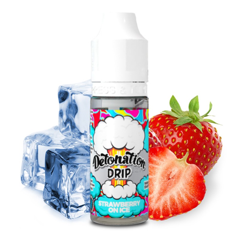 DETONATION DRIP Strawberry on Ice Aroma 10ml DETONATION DRIP Strawberry on Ice Aroma 10ml