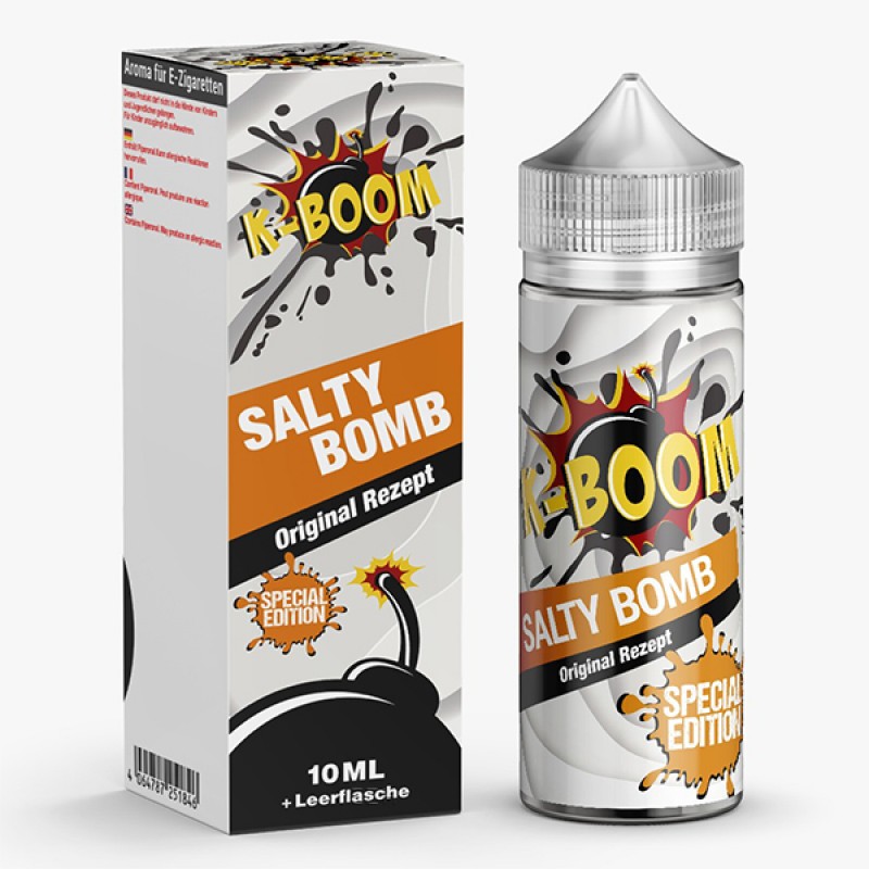 K-BOOM Salty Bomb Original Rezept Aroma 10ml K-BOOM Salty Bomb Original Rezept Aroma 10ml
