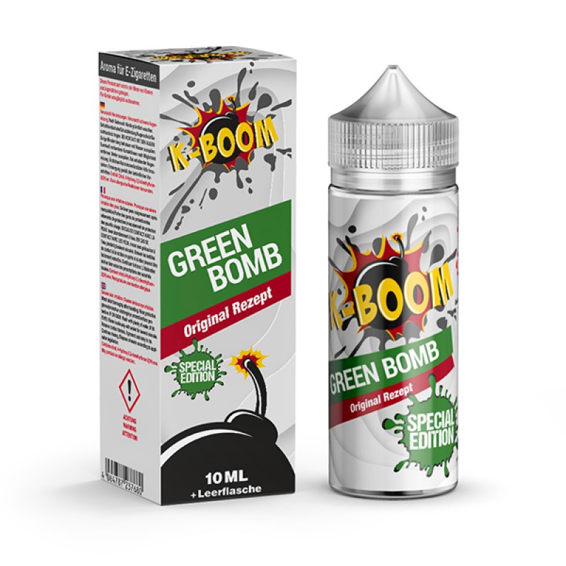 K-BOOM Green Bomb - Das Original Aroma 10ml K-BOOM Green Bomb - Das Original Aroma 10ml