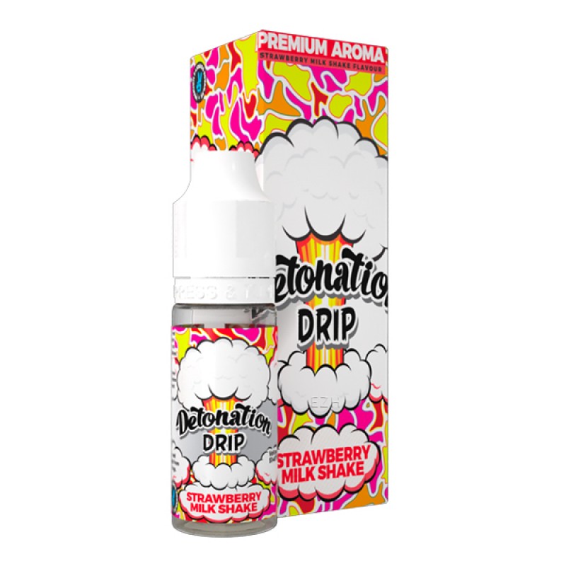 DETONATION DRIP Strawberry Milk Shake Aroma 10ml DETONATION DRIP Strawberry Milk Shake Aroma 10ml