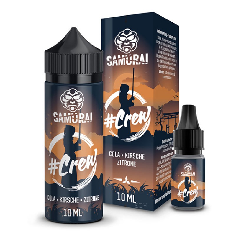 SAMURAI VAPING Hashtag Crew Aroma 10ml SAMURAI VAPING Hashtag Crew Aroma 10ml