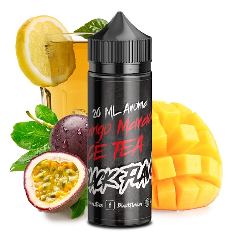 BLACK FLAVOURS Mango Maracuja Ice Tea Aroma 20ml