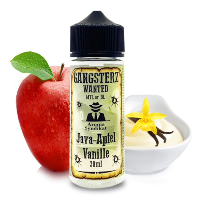 GANGSTERZ Java-Apfel Vanille Aroma 30ml GANGSTERZ Java-Apfel Vanille Aroma 30ml