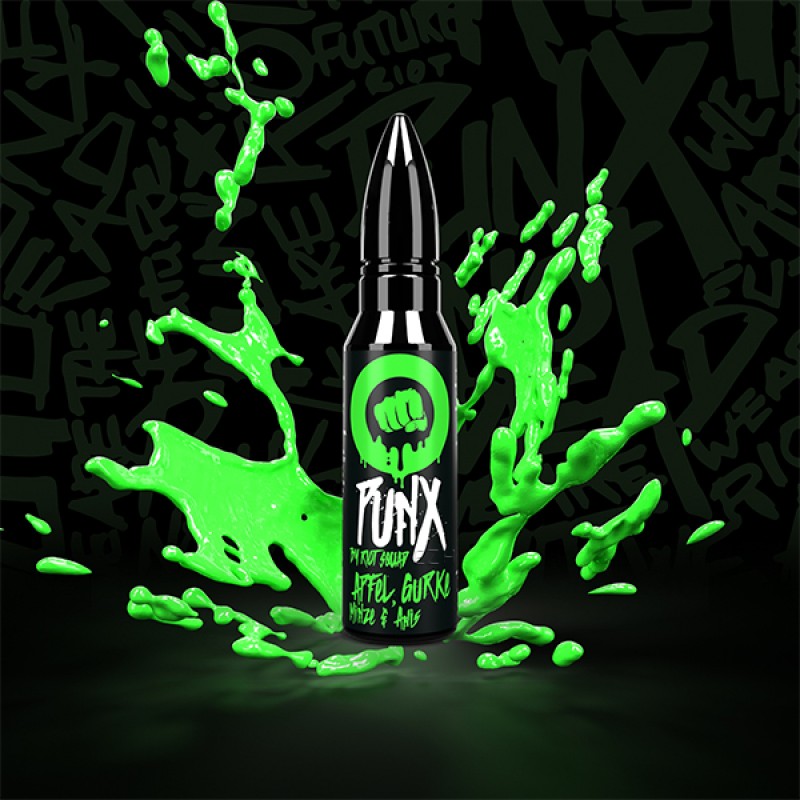 RIOT SQUAD PUNX Apfel, Minze, Gurke und Anis Aroma 15ml RIOT SQUAD PUNX Apfel, Minze, Gurke und Anis Aroma 15ml