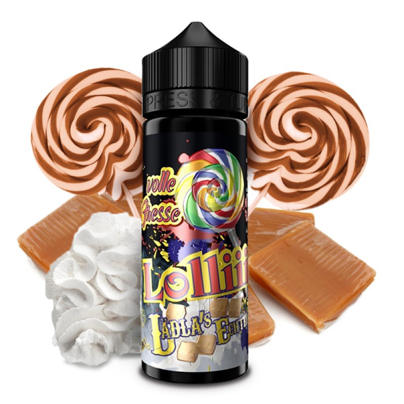 LÄDLA JUICE Volle Fresse Karamell-Lolliii Aroma 20ml LÄDLA JUICE Volle Fresse Karamell-Lolliii Aroma 20ml