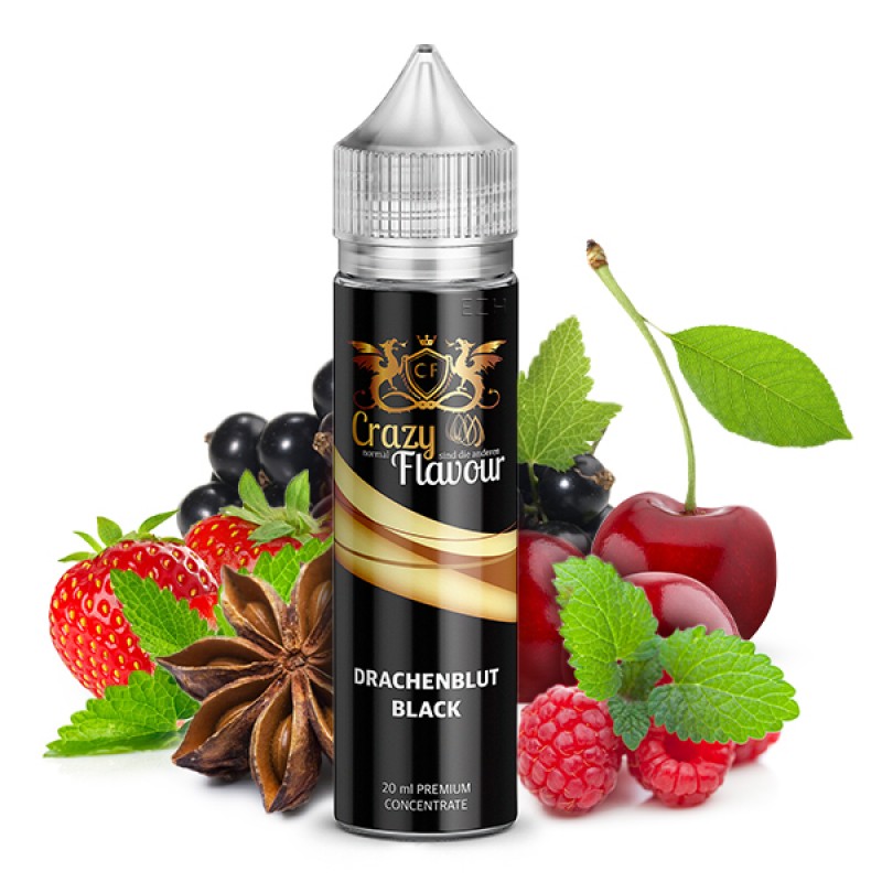 CRAZY FLAVOUR DRACHENBLUT Black Aroma 20ml CRAZY FLAVOUR DRACHENBLUT Black Aroma 20ml