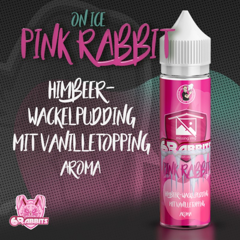 6 RABBITS Pink Rabbit on Ice Aroma 10ml 6 RABBITS Pink Rabbit on Ice Aroma 10ml