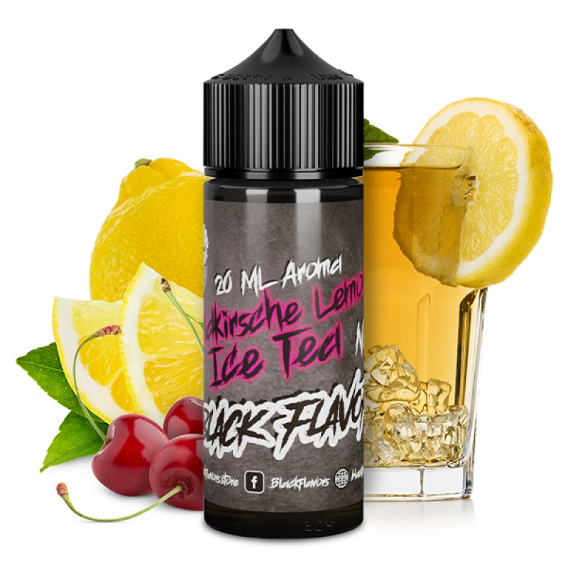 BLACK FLAVOURS Wildkirsche Lemon Ice Tea Aroma 20ml
