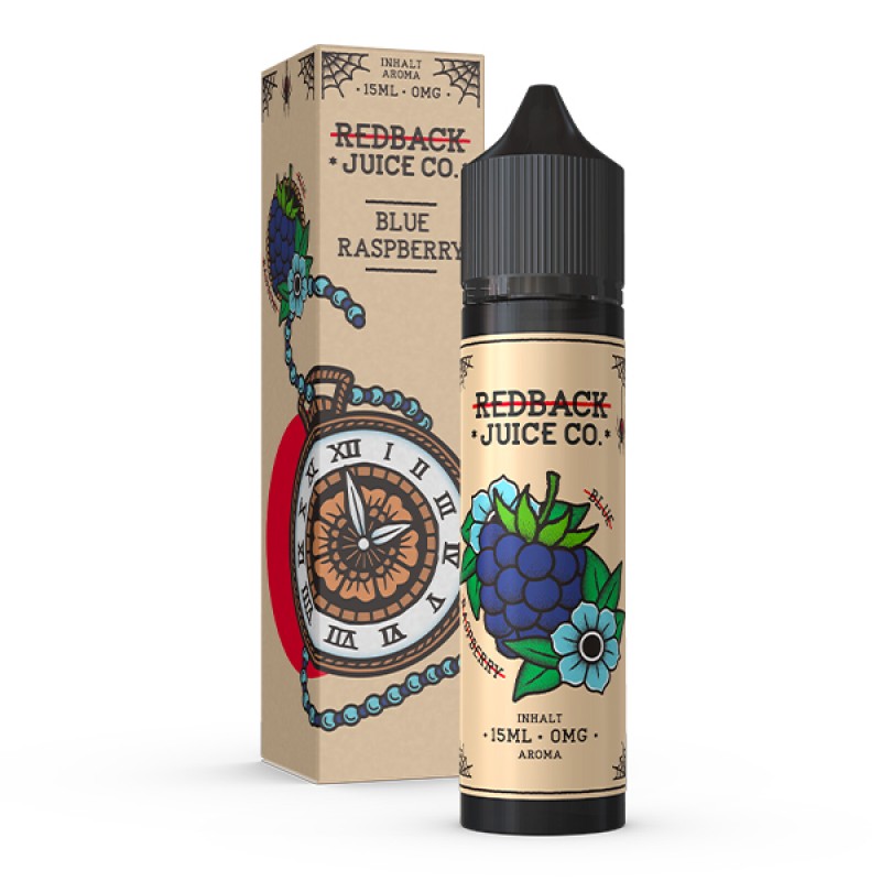 REDBACK JUICE CO. Blaue Himbeere Aroma 15ml REDBACK JUICE CO. Blaue Himbeere Aroma 15ml