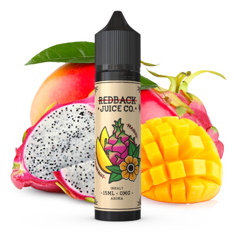 REDBACK JUICE CO. Mango & Drachenfrucht Aroma 15ml REDBACK JUICE CO. Mango & Drachenfrucht Aroma 15ml