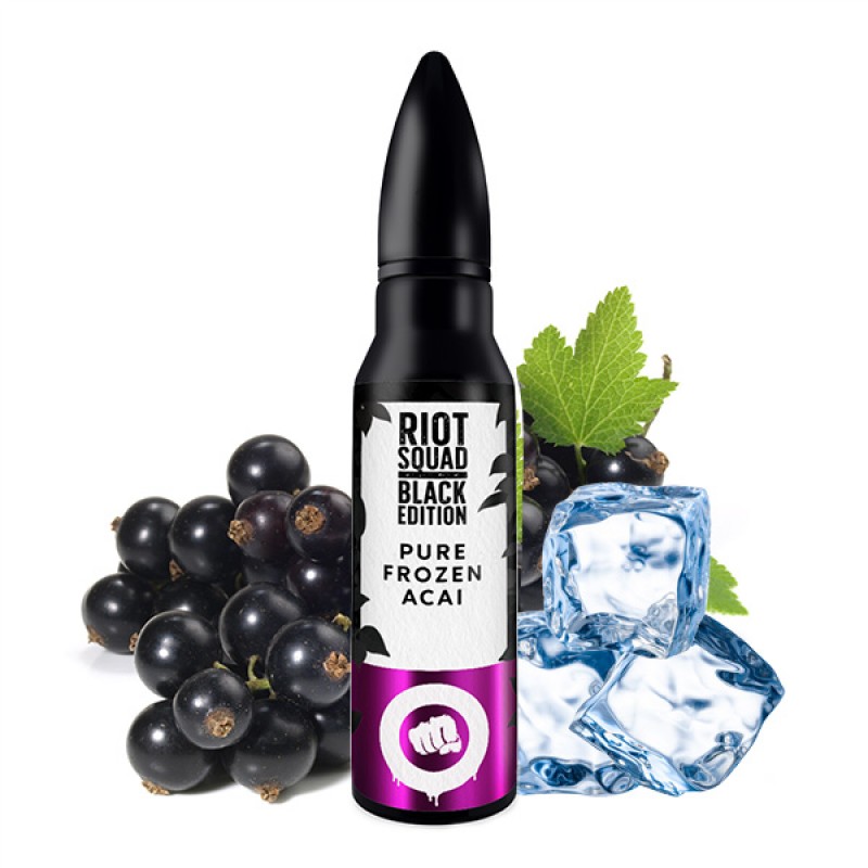 RIOT SQUAD Black Edition Pure Frozen Acai Aroma 15ml RIOT SQUAD Black Edition Pure Frozen Acai Aroma 15ml