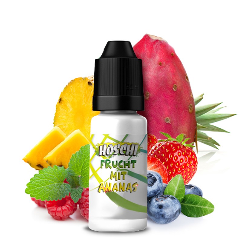 HOSCHI Frucht mit Ananas Aroma 10ml HOSCHI Frucht mit Ananas Aroma 10ml