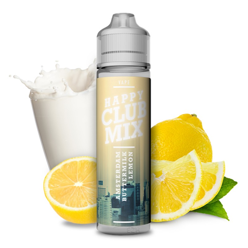HAPPY CLUB MIX Amsterdam Buttermilk Lemon Aroma 10ml HAPPY CLUB MIX Amsterdam Buttermilk Lemon Aroma 10ml