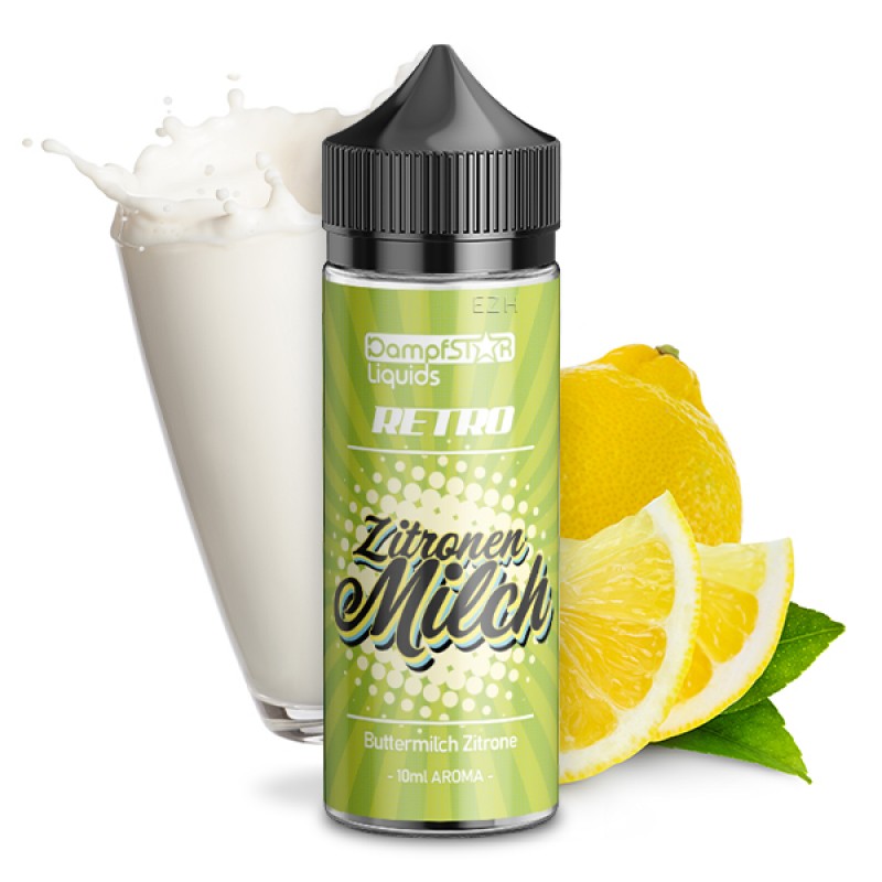 DAMPFSTAR Retro Zitronen Milch Aroma 10ml DAMPFSTAR Retro Zitronen Milch Aroma 10ml