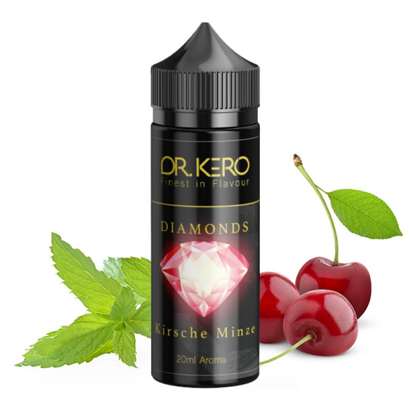 DR. KERO DIAMONDS Kirsche Minze Aroma 20ml DR. KERO DIAMONDS Kirsche Minze Aroma 20ml