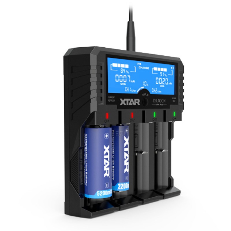 XTAR Dragon VP4 Plus Ladegerät XTAR Dragon VP4 Plus Ladegerät
