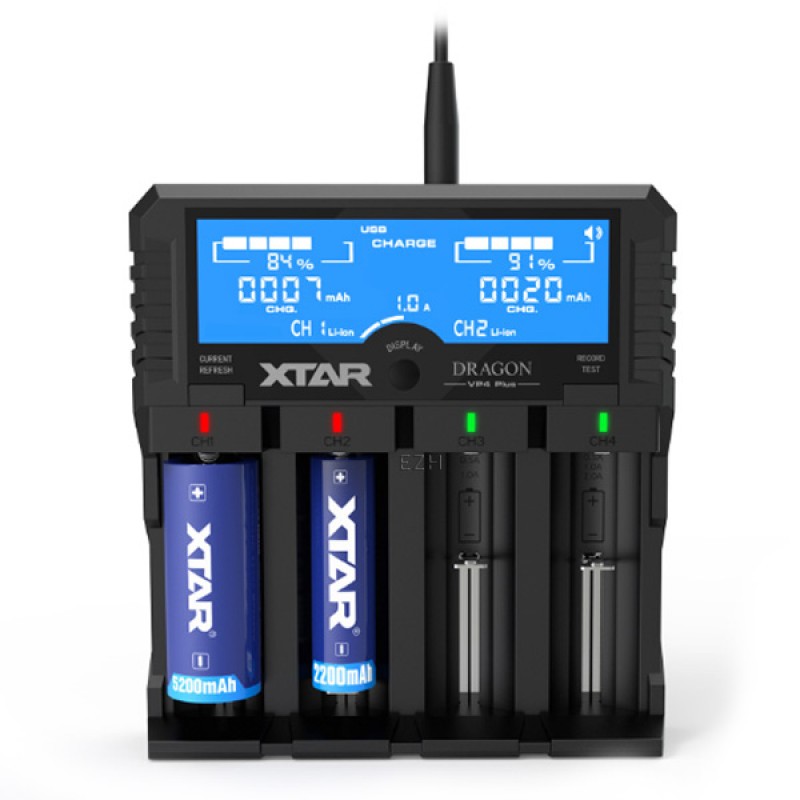 XTAR Dragon VP4 Plus Ladegerät XTAR Dragon VP4 Plus Ladegerät