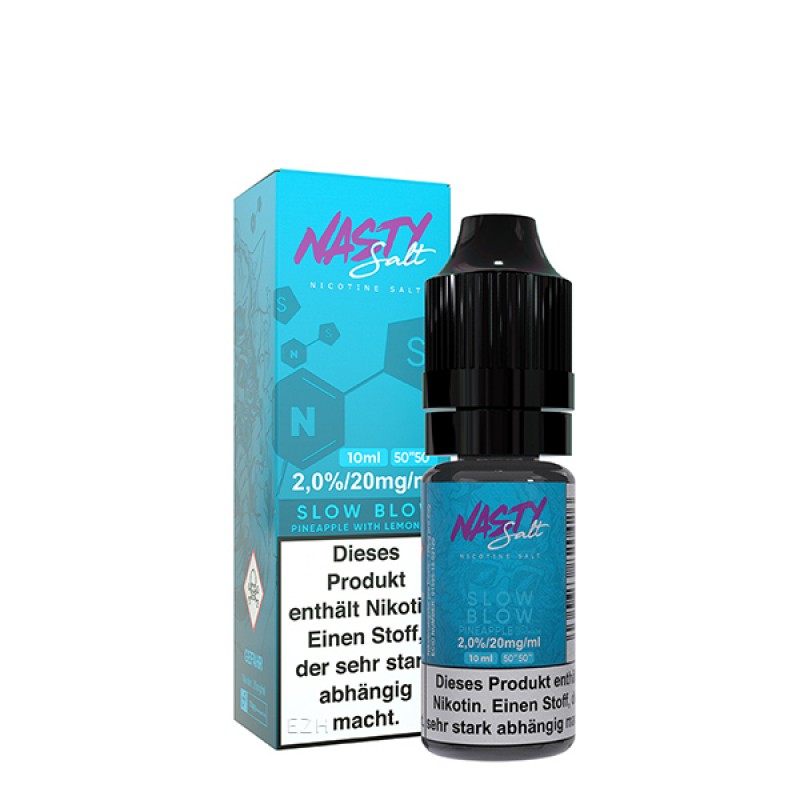 NASTY JUICE Slow Blow Nikotinsalz Liquid 10 ml NASTY JUICE Slow Blow Nikotinsalz Liquid 10 ml