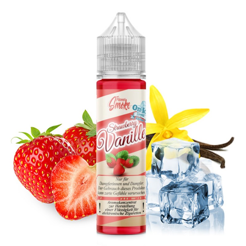 FLAVOUR SMOKE Strawberry on Ice Vanille Aroma 20ml FLAVOUR SMOKE Strawberry on Ice Vanille Aroma 20ml