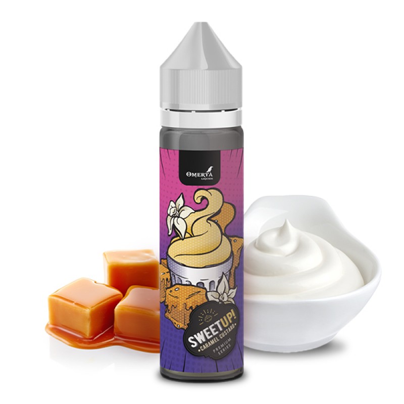 OMERTA LIQUIDS SWEETUP Caramel Custard Aroma 20ml OMERTA LIQUIDS SWEETUP Caramel Custard Aroma 20ml