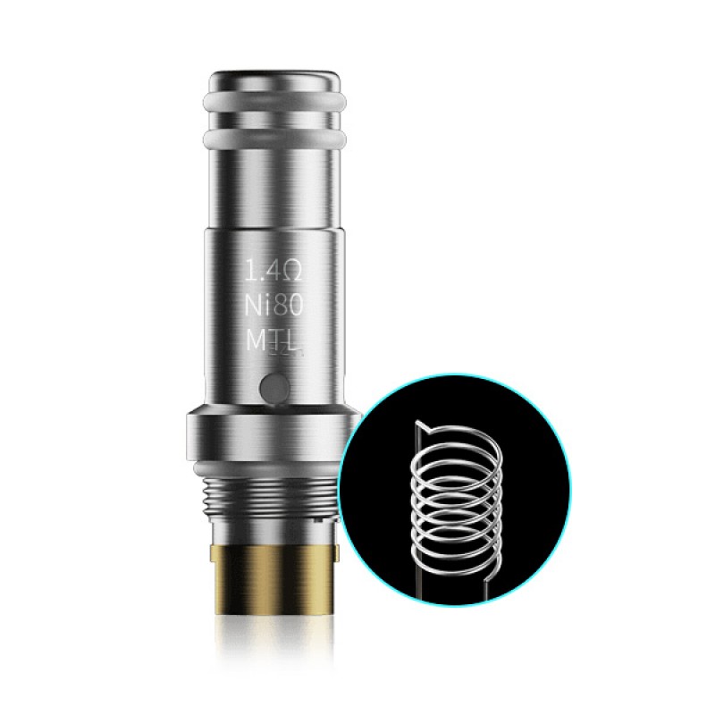 3x Smoant Pasito MTL Ni80 Coil Verdampferkopf 3x Smoant Pasito MTL Ni80 Coil Verdampferkopf