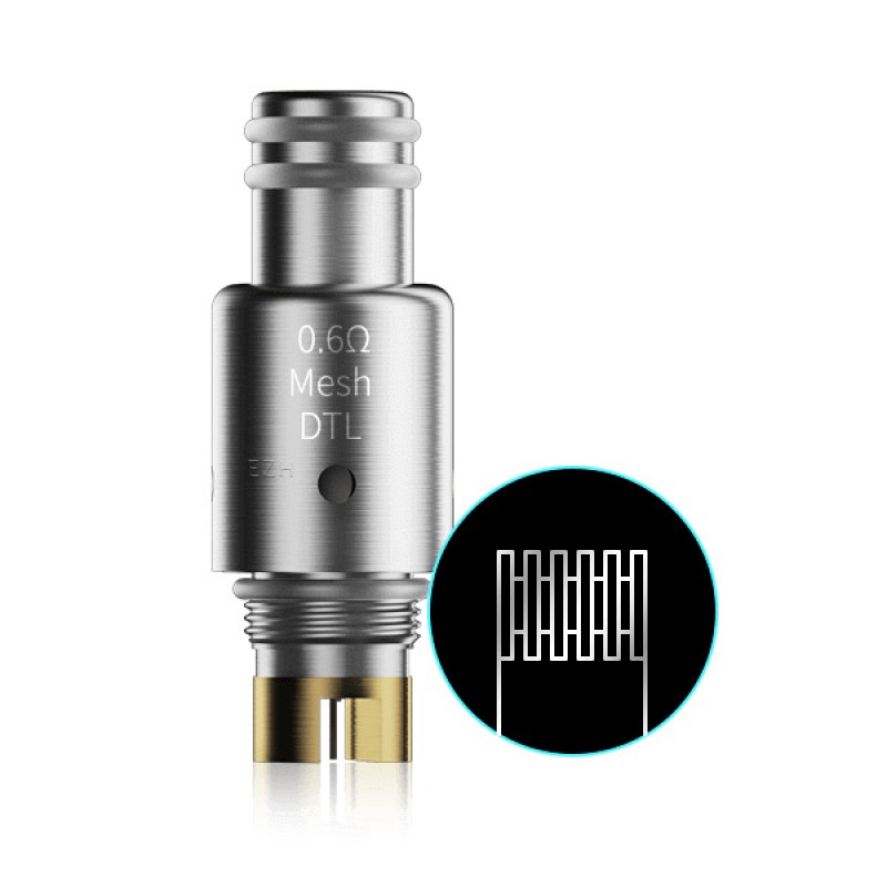 3x Smoant Pasito DTL Mesh Coil Verdampferkopf 3x Smoant Pasito DTL Mesh Coil Verdampferkopf