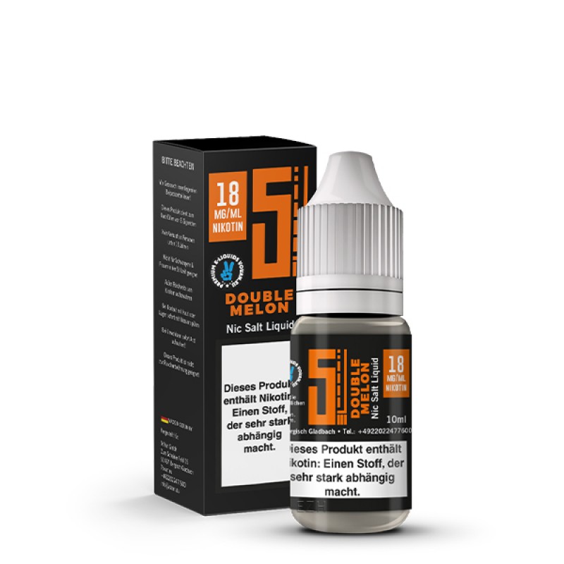 5 EL Double Melon Nikotinsalz Liquid 10 ml 5 EL Double Melon Nikotinsalz Liquid 10 ml