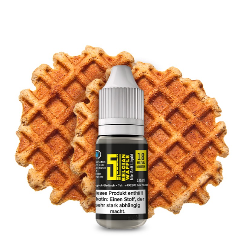 5 EL Belgian Waffle Nikotinsalz Liquid 10 ml