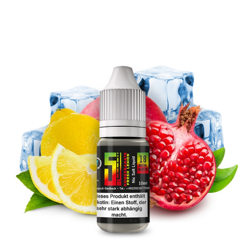 5 EL Pomgranate Fresh Lemon Nikotinsalz Liquid 10 ml