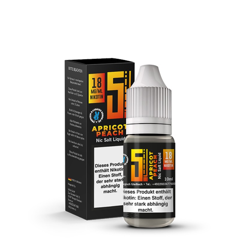 5 EL Apricot Peach Nikotinsalz Liquid 10 ml 5 EL Apricot Peach Nikotinsalz Liquid 10 ml
