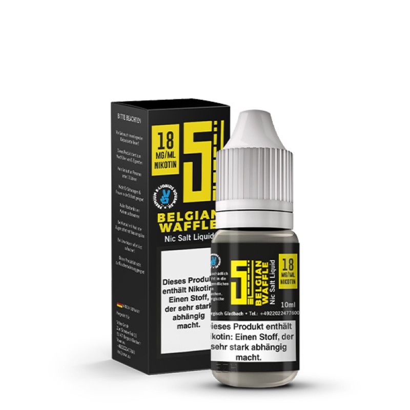 5 EL Belgian Waffle Nikotinsalz Liquid 10 ml 5 EL Belgian Waffle Nikotinsalz Liquid 10 ml