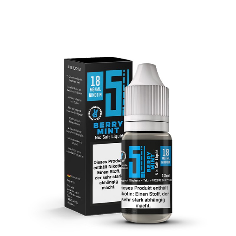 5 EL Berry Mint Nikotinsalz Liquid 10 ml 5 EL Berry Mint Nikotinsalz Liquid 10 ml