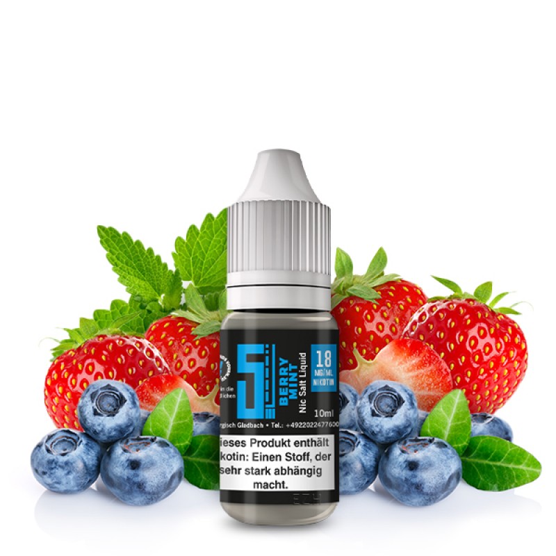 5 EL Berry Mint Nikotinsalz Liquid 10 ml