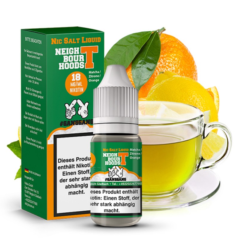 GANGGANG Neightbour Hoods T Nikotinsalz Liquid 10 ml
