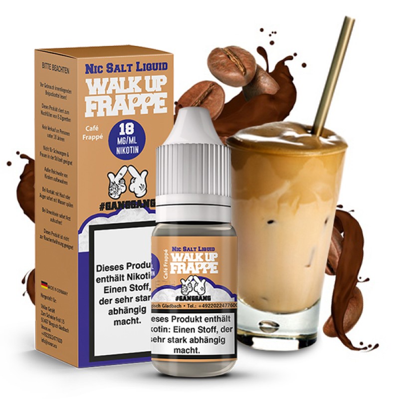 GANGGANG Walk Up Frappe Nikotinsalz Liquid 10 ml