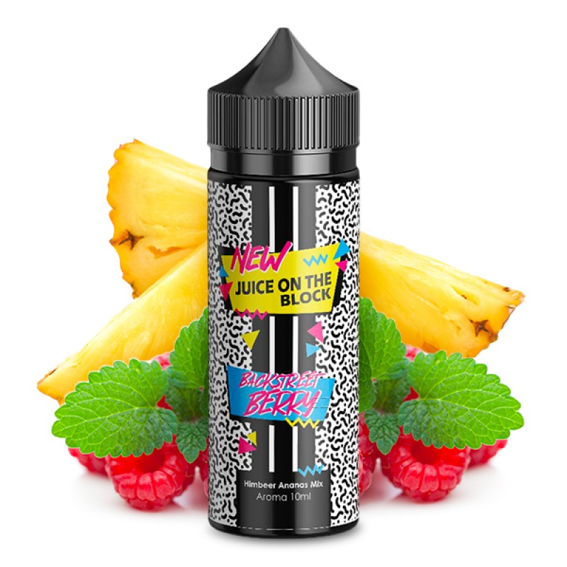 NEW JUICE ON THE BLOCK Backstreet Berry Aroma 10ml NEW JUICE ON THE BLOCK Backstreet Berry Aroma 10ml