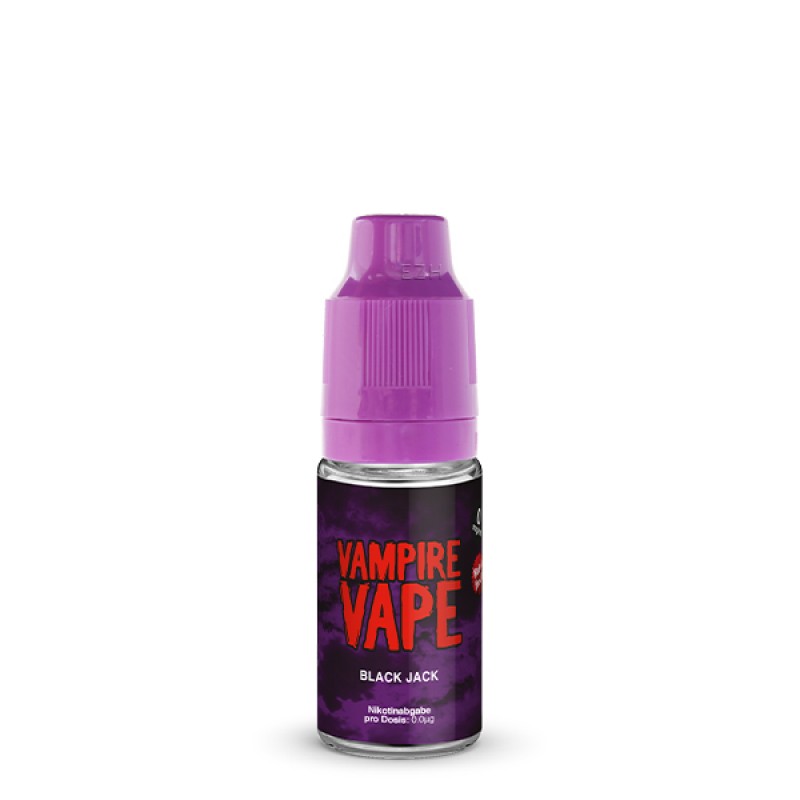 VAMPIRE VAPE Black Jack Liquid 10ml VAMPIRE VAPE Black Jack Liquid 10ml