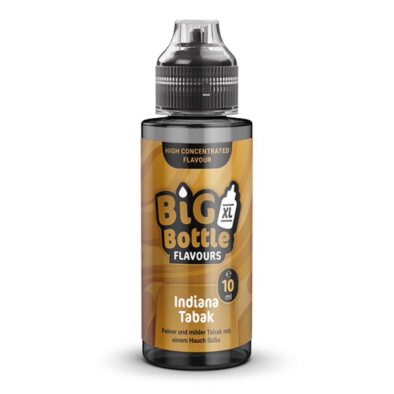 BIG BOTTLE Indiana Tabak Aroma 10 ml BIG BOTTLE Indiana Tabak Aroma 10 ml