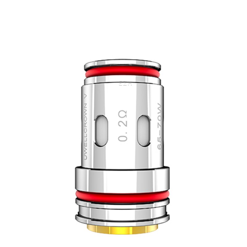 4x UWELL Crown 5 UN2-3 Meshed-H Coil Verdampferkopf