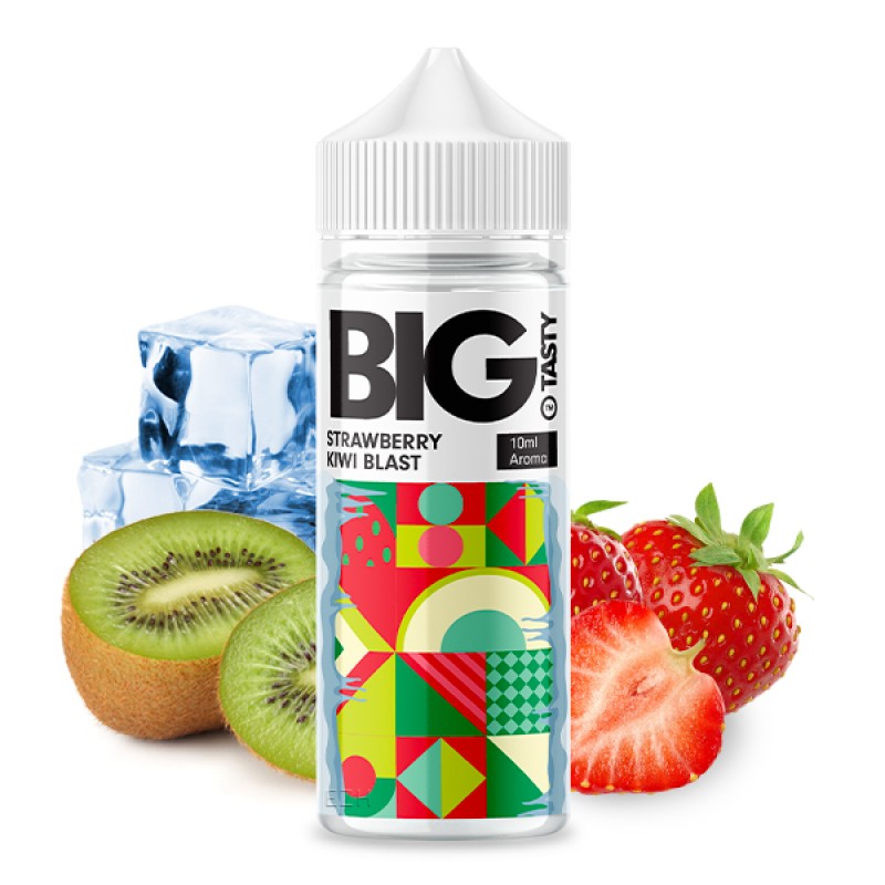 BIG TASTY Strawberry Kiwi Blast Aroma 10 ml BIG TASTY Strawberry Kiwi Blast Aroma 10 ml