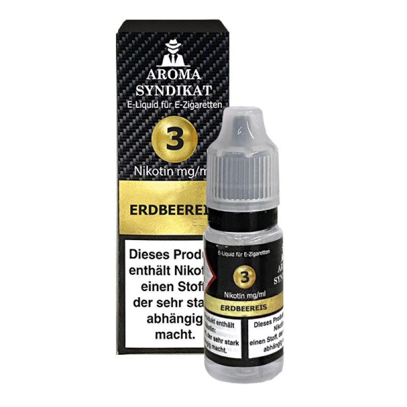 AROMA SYNDIKAT Erdbeereis Liquid 10 ml AROMA SYNDIKAT Erdbeereis Liquid 10 ml