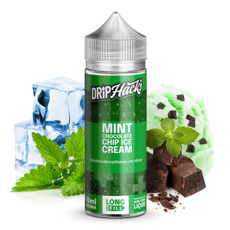 DRIP HACKS Mint Chocolate Chip Ice Cream Aroma 10ml DRIP HACKS Mint Chocolate Chip Ice Cream Aroma 10ml