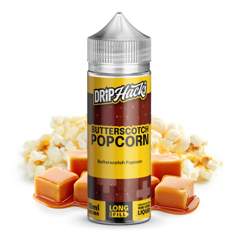 DRIP HACKS Butterscotch Popcorn Aroma 10ml DRIP HACKS Butterscotch Popcorn Aroma 10ml