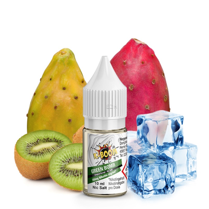 K-BOOM Green Bomb Original Rezept Nikotinsalz Liquid 10 ml
