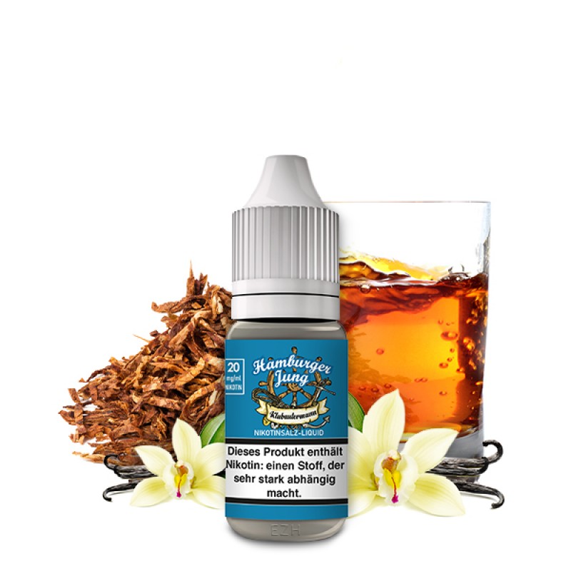 HAMBURGER JUNG Klabautermann Nikotinsalz Liquid 10 ml HAMBURGER JUNG Klabautermann Nikotinsalz Liquid 10 ml