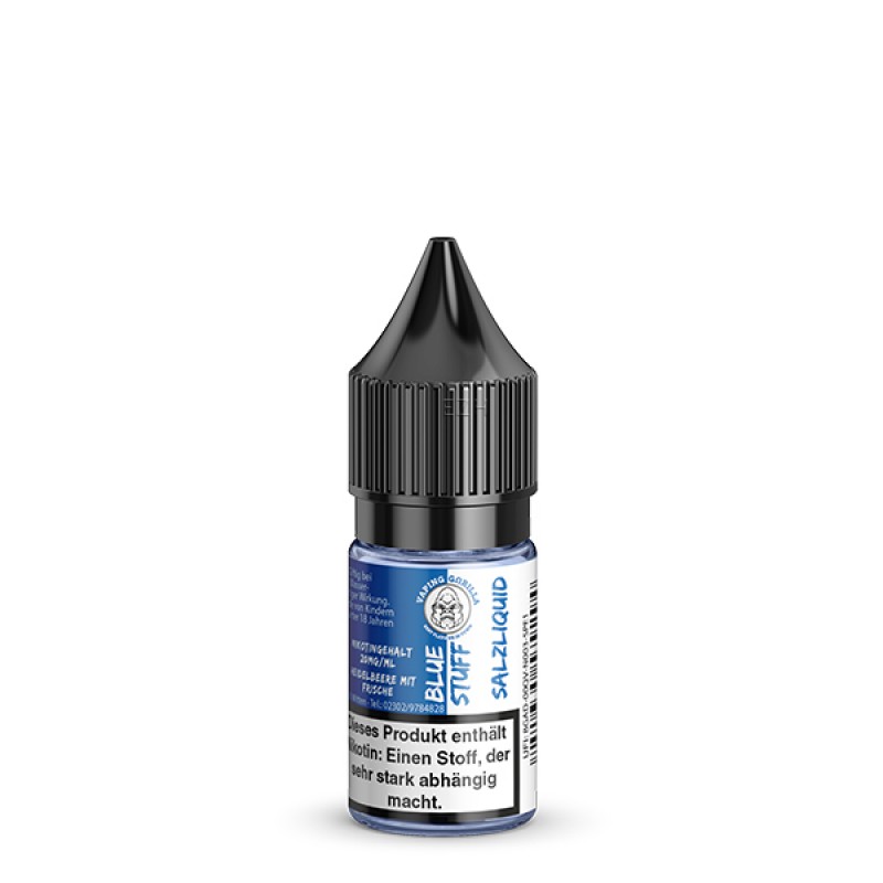 VAPING GORILLA Blue Stuff Nikotinsalz Liquid 10 ml VAPING GORILLA Blue Stuff Nikotinsalz Liquid 10 ml