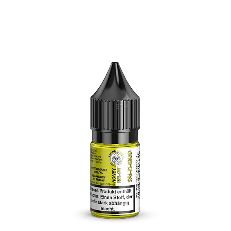 VAPING GORILLA Honey Melon Nikotinsalz Liquid 10 ml VAPING GORILLA Honey Melon Nikotinsalz Liquid 10 ml