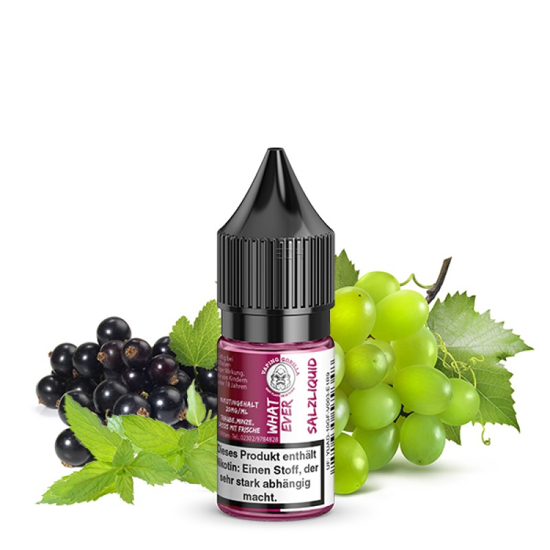VAPING GORILLA What Ever Nikotinsalz Liquid 10 ml VAPING GORILLA What Ever Nikotinsalz Liquid 10 ml